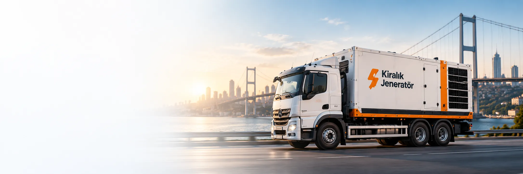Kiralık Jeneratör markalı araç üstü mobil jeneratör